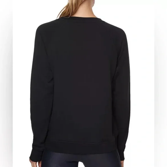 Betsey Johnson Embellished Rhinestone Skull Fleece Sweatshirt Black-Small - VGUC - Picture 11 of 14